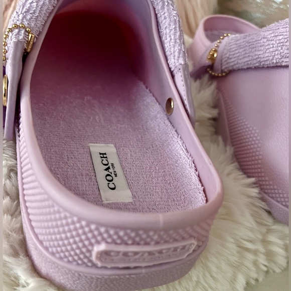 NEW Coach Lola Light Violet Purple Clogs Size 11B - Picture 12 of 16